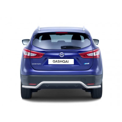 Защита заднего бампера "Волна" (НПС) для Nissan Qashqai 2014-